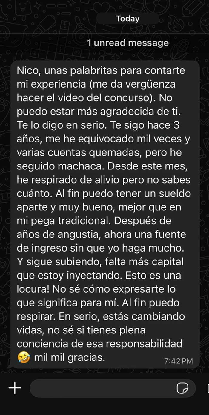 Rendimiento real