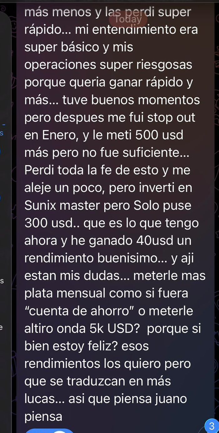 Resultado positivo
